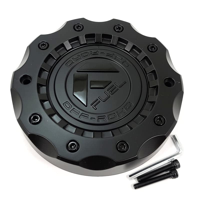 Fuel Off-Road Wheels Matte Black Wheel Center Hub Cap 7-1/4OD Bolt-On 5x4.5 5x114.3 5x5 5x127 6x5.5 6x139.7 6x135 5x5.5 5x139.7 5x150 D726 Militia D763 SFJ D764 SFJ D765 SFJ D723 Militia D725 Militia