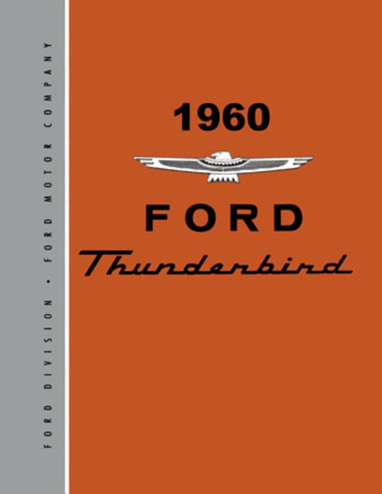 bishko automotive literature 1960 Ford Thunderbird Shop Service Repair Book Manual Engine Drivetrain Wiring