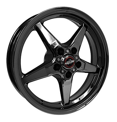 Race Star Industries 92-745242DSD Racestar Industries 92 Drag Star Dark Star Black Chrome Wheels