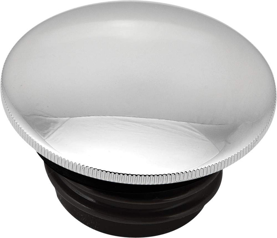 Harddrive Screw-in Gas Cap - Smooth (Non-Vented) (Chrome) Compatible with 08-17 Harley FXDF