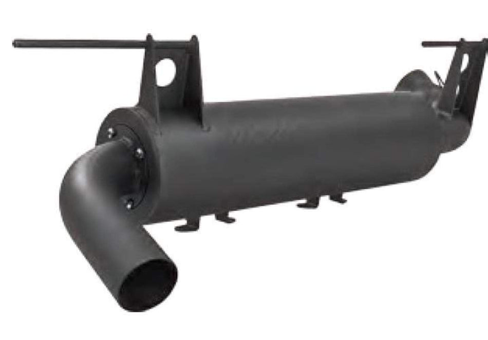 MBRP Straight Core Slip On Performance Muffler Exhaust Made of Black-Coated Aluminized Steel | Fits Polaris Sportsman 850 SP 2015-2016 | Aggressive Sound | AT-8511P