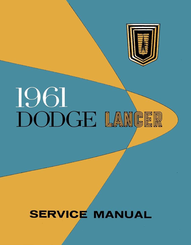 bishko automotive literature 1961 Dodge Lancer Shop Service Repair Manual Book Engine Drivetrain Electrical