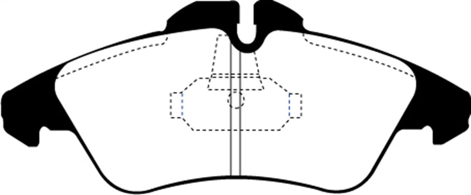 EBC Brakes DP61071 6000 Series Greenstuff Truck and SUV Brake Pad