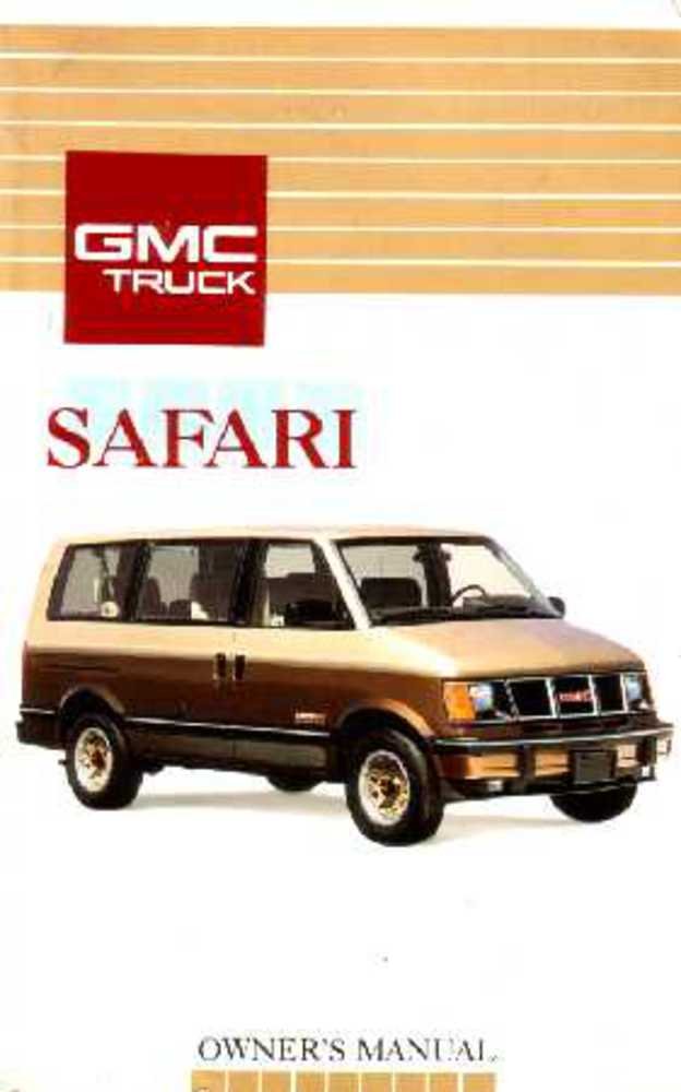 bishko automotive literature 1991 GMC Safari Van Owners Manual User Guide Reference Operator Book Fuses