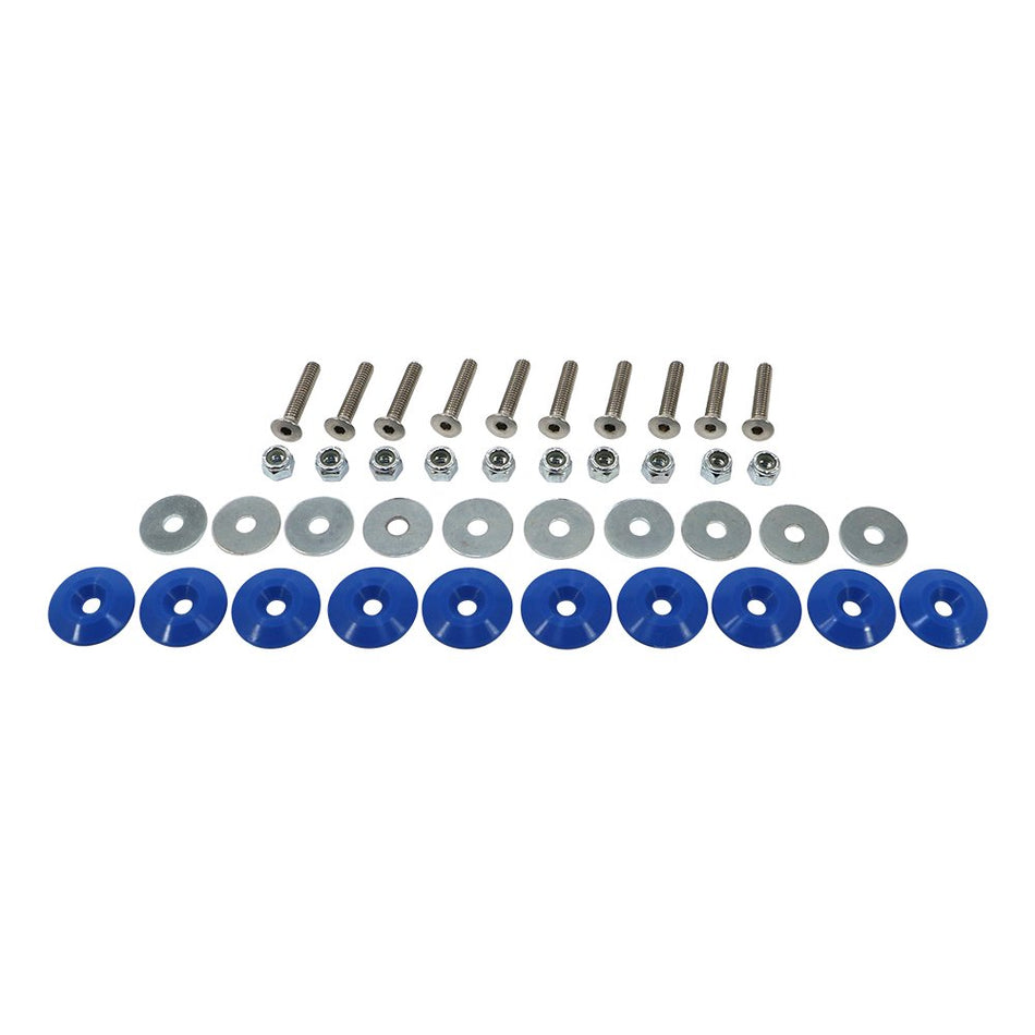 Dominator Race Products 1200-BL Blue Body Bolt Kits 10pc
