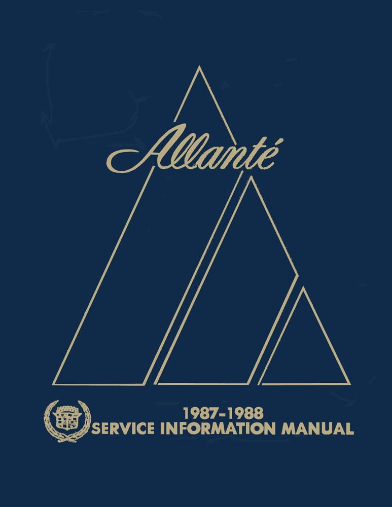 bishko automotive literature 1987 1988 Cadillac Allante Shop Service Repair Manual Book Engine Electrical OEM