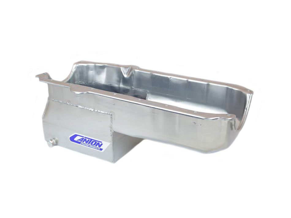 Canton 13-080 Oil Pan - Drag Race - Rear Sump - 6 qt - 8 in Deep - Steel