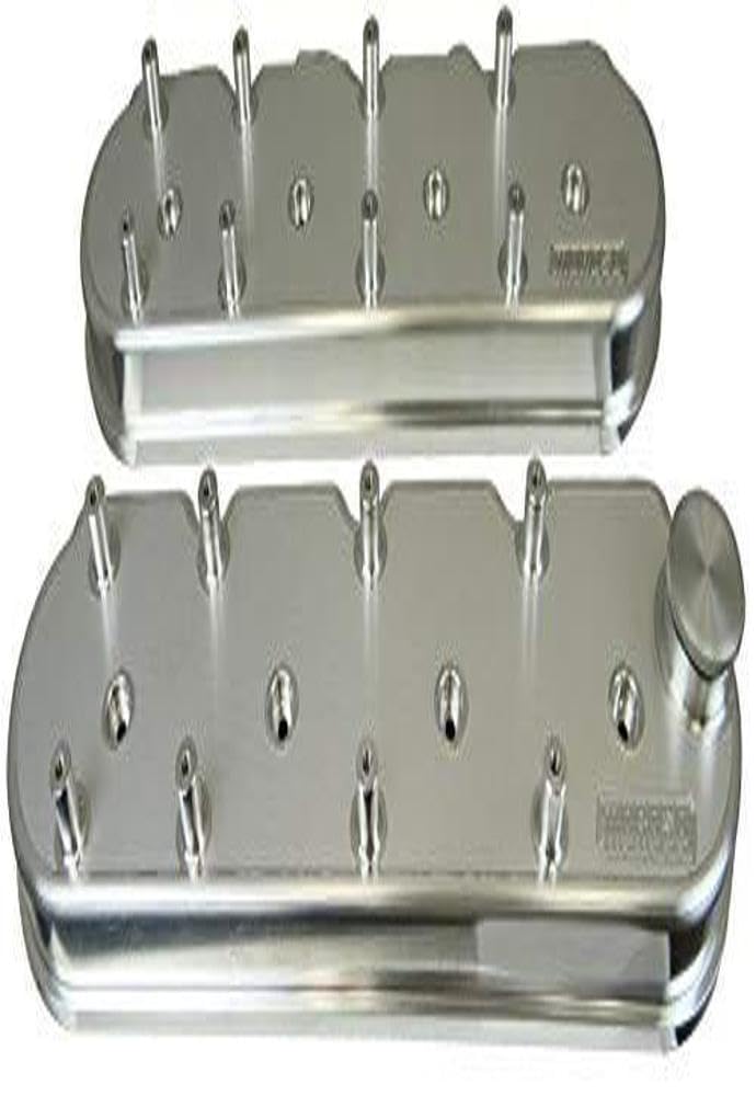 Moroso 68472 Billet Aluminum Valve Covers, Fits GM LS 4.8/5.3/5.7/6.0/6.2/7.0 Engines, w/Coil Mounts