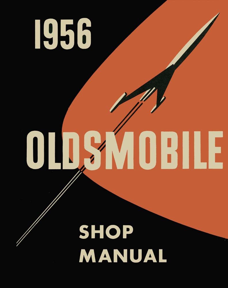 bishko automotive literature 1956 Oldsmobile Olds 88 98 Shop Service Repair Manual Book Engine Drivetrain OEM