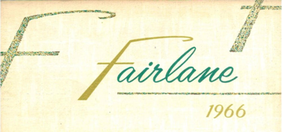 bishko automotive literature 1966 Ford Fairlane Owners Manual User Guide Reference Operator Book Fuses Fluids
