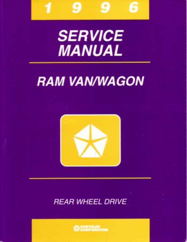 bishko automotive literature 1996 Dodge Ram Van Wagon Shop Service Repair Manual Book Engine Wiring OEM
