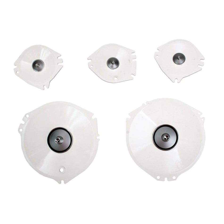 MUSTANG DASH BEZEL LENS KIT W/ TACH 1967-1968