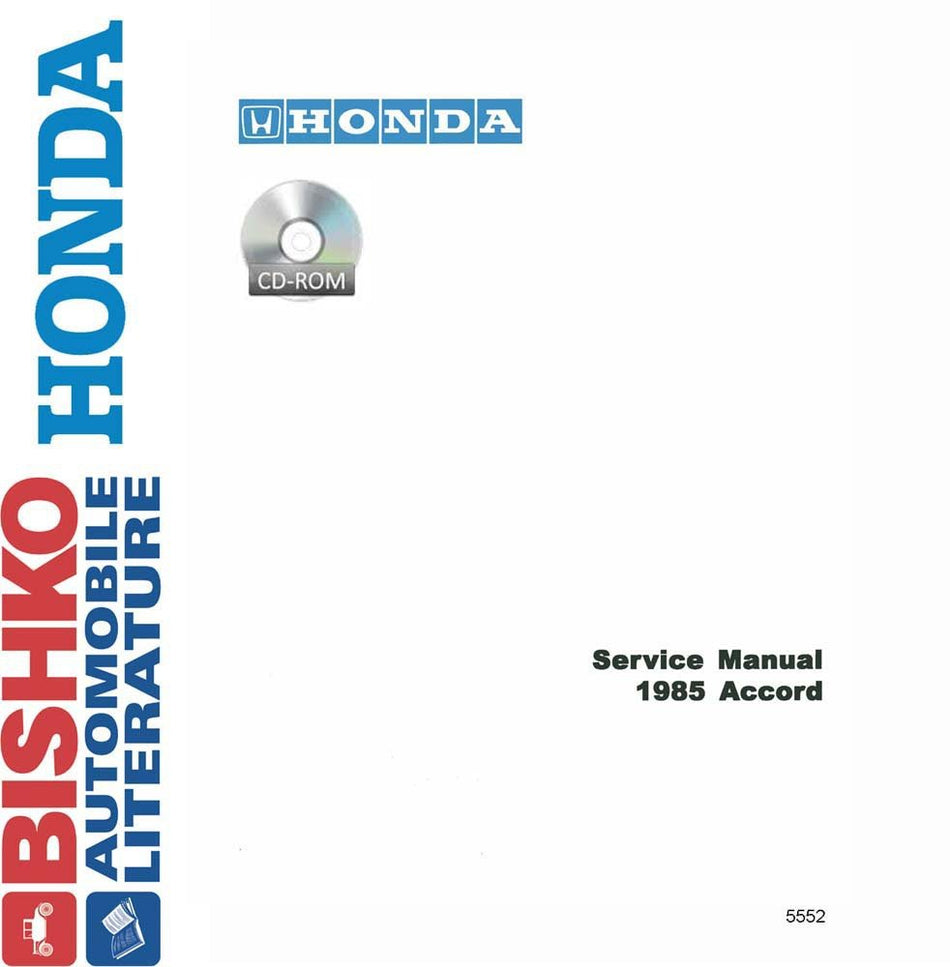 bishko automotive literature - Shop Service Repair Manual CD Engine Drivetrain Wiring OEM for The 1985 Honda Accord