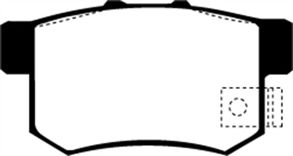 UD536 REAR EBC OE Brake Pads
