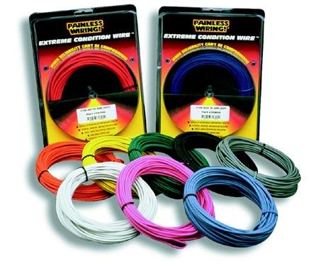 PAINLESS WRG 18G Purple Wire W/WT 50'