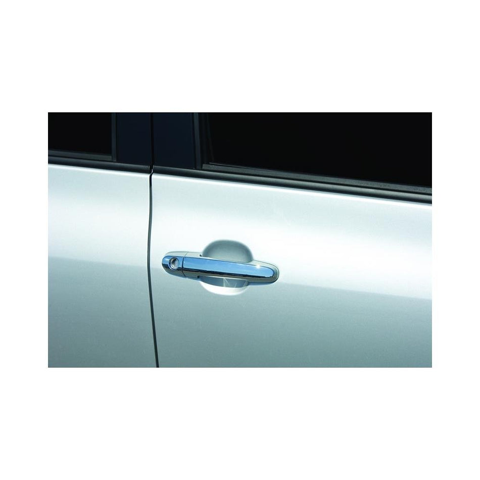 Putco 400250 Chrome Door Handle Cover with Smart Key Cutout, (Set of 4)