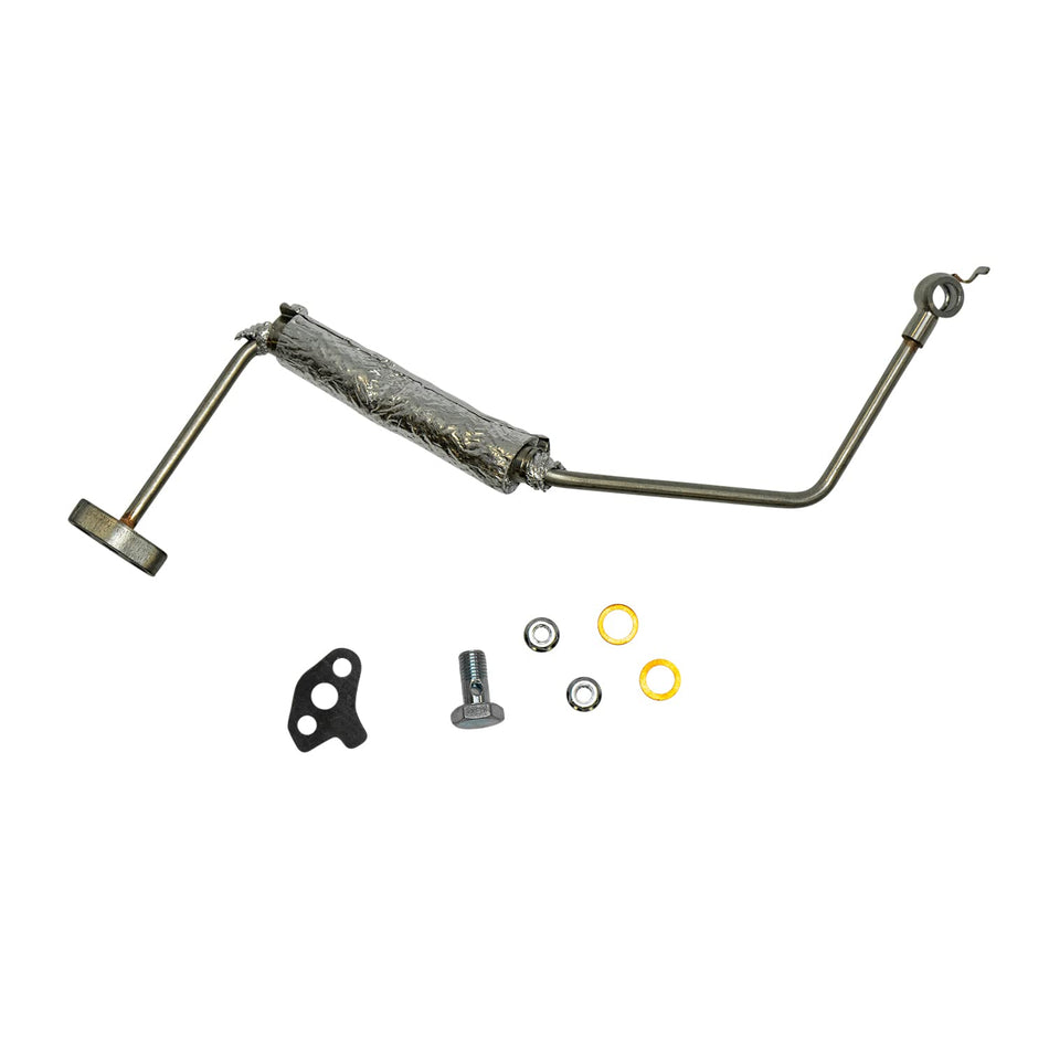 Edelmann 1044 Turbo Oil Line Kit - for 2014-13 Hyundai Sonata, 16-13 Hyundai Santa Fe, 15-11 Kia Optima, 15-10 Kia Sportage,