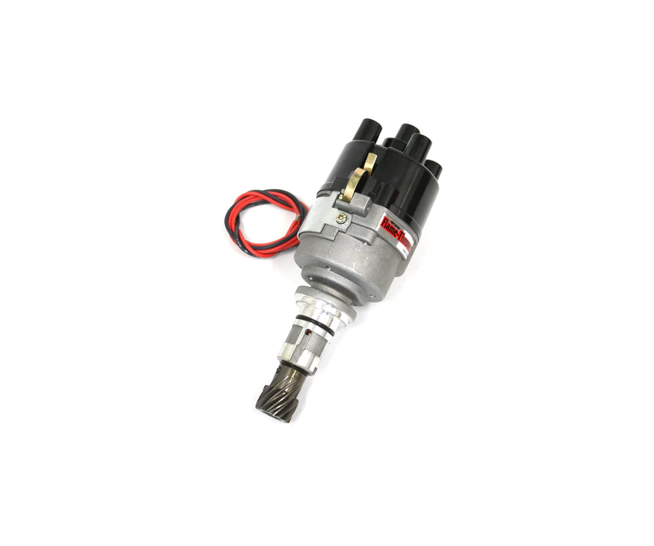 Pertronix D196500 Ignitor Distributor with Non-Vacuum Cast Top Exit Cap for Ford X-Flow