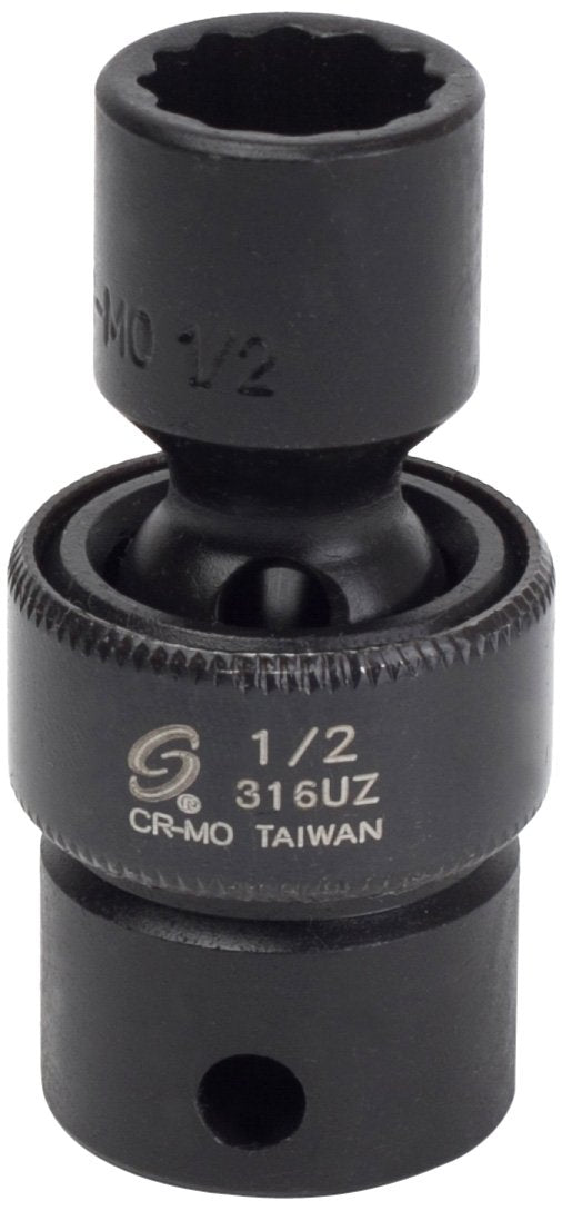 Sunex 316uz 3/8-Inch Drive 1/2-Inch 12-Point Universal Impact Socket