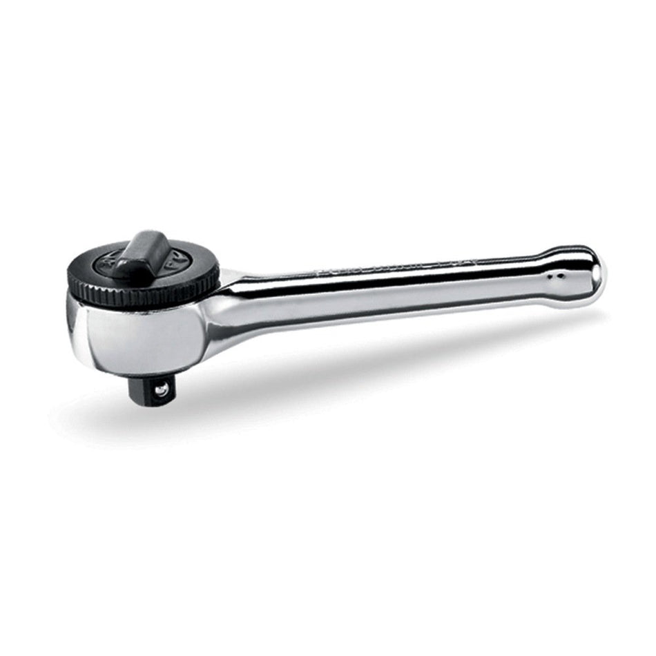 Powerbuilt 641514 3/8 Stubby Ratchet Driver, Silver