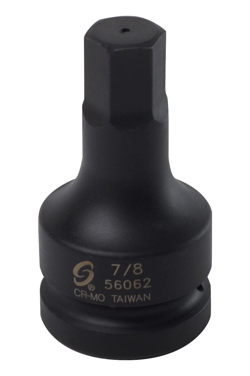 Sunex 56062 1-Inch Drive 7/8-Inch Hex Driver Socket