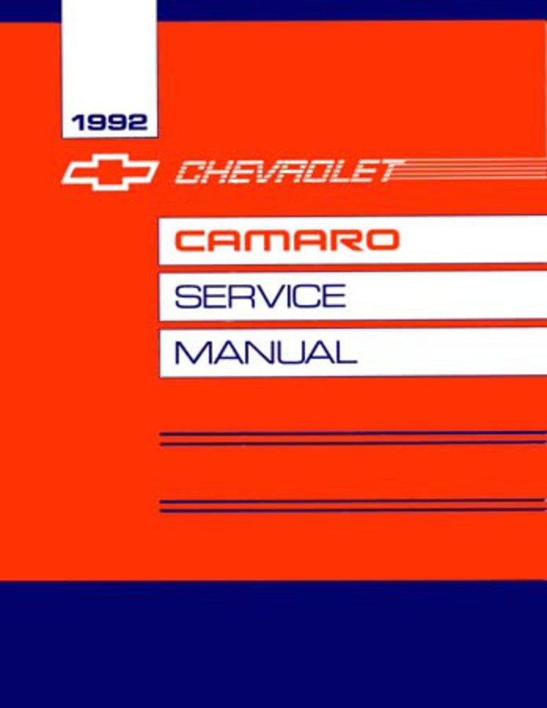 bishko automotive literature 1992 Chevrolet Camaro Shop Service Repair Book Manual Engine Drivetrain Wiring