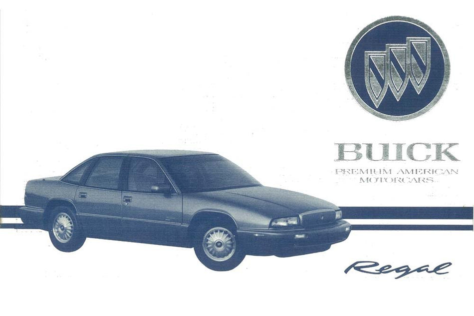 bishko automotive literature 1995 Buick Regal Owners Manual User Guide Reference Operator Book Fuses Fluids