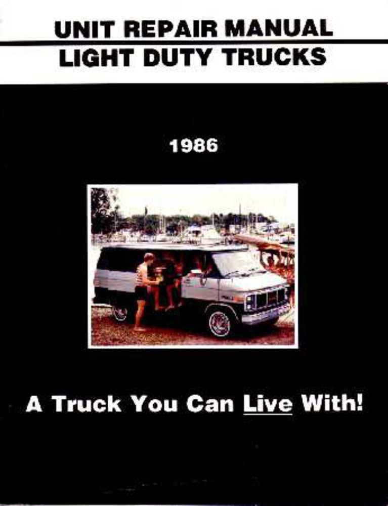 bishko automotive literature 1986 Chevy GMC C/K 10-30 S Truck Overhaul Service Manual Rebuild Instructions