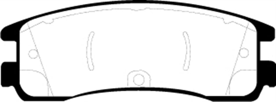 EBC Brakes UD698 Ultimax OEM Replacement Brake Pad