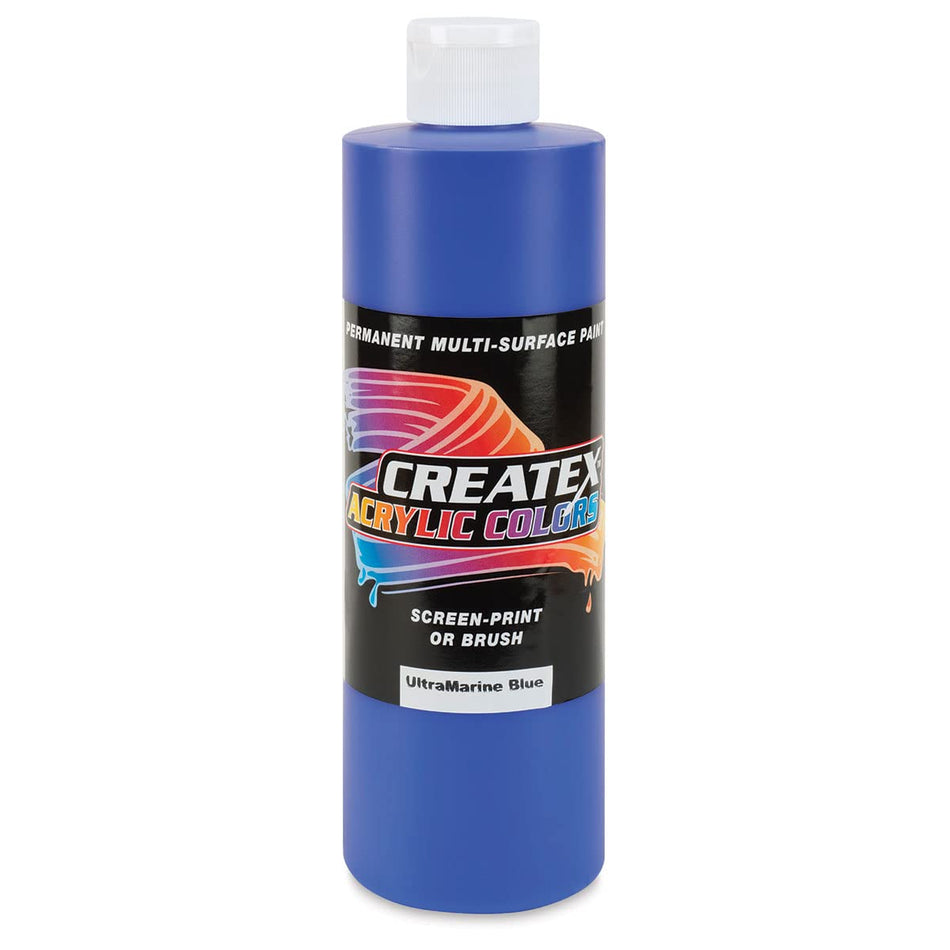 Createx Acrylic Colors Ultramarine Blue 16 oz.