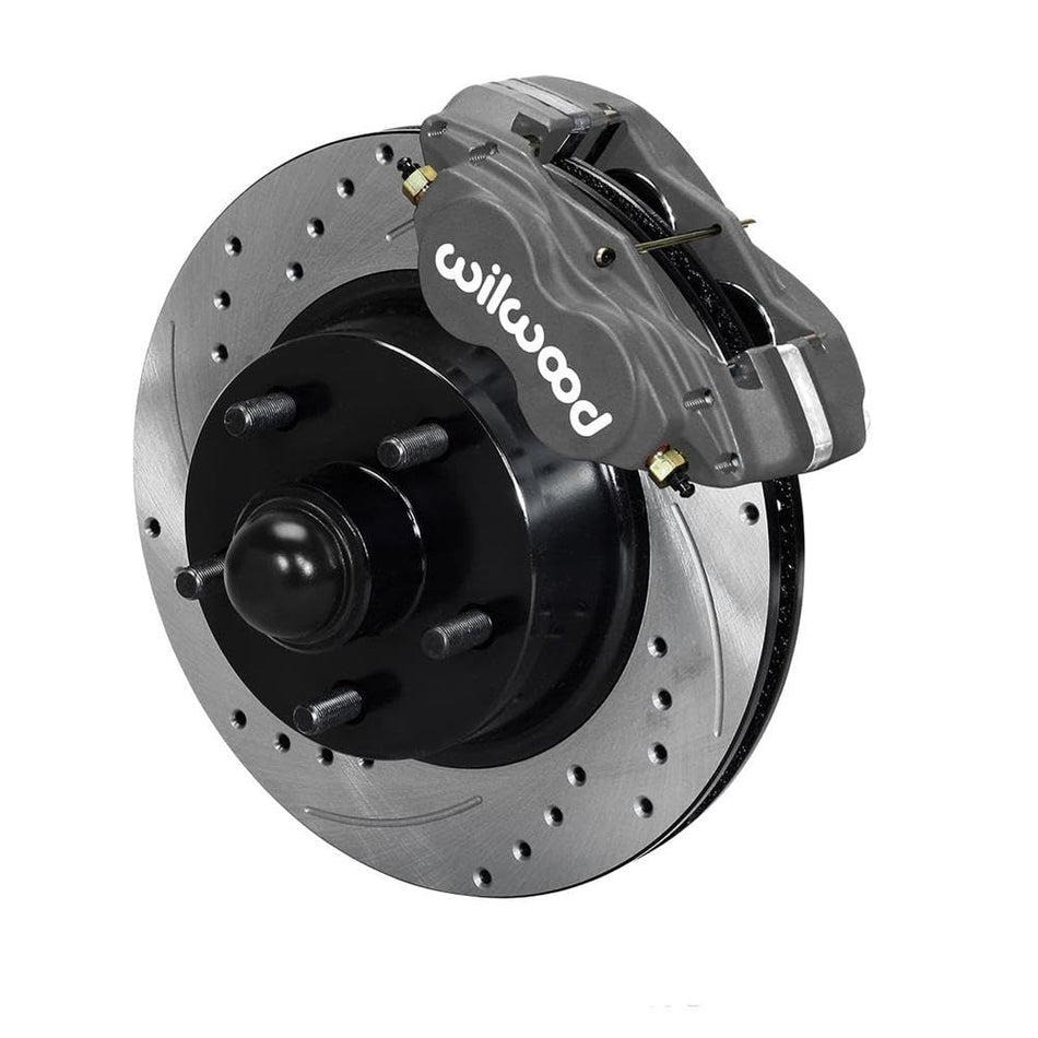 WILWOOD 140-13653-D FDL-M Front Kit,11.30 1 PC Rotor&Hub-Drill 60-68 Ford / Mercury Full Size / Galaxie