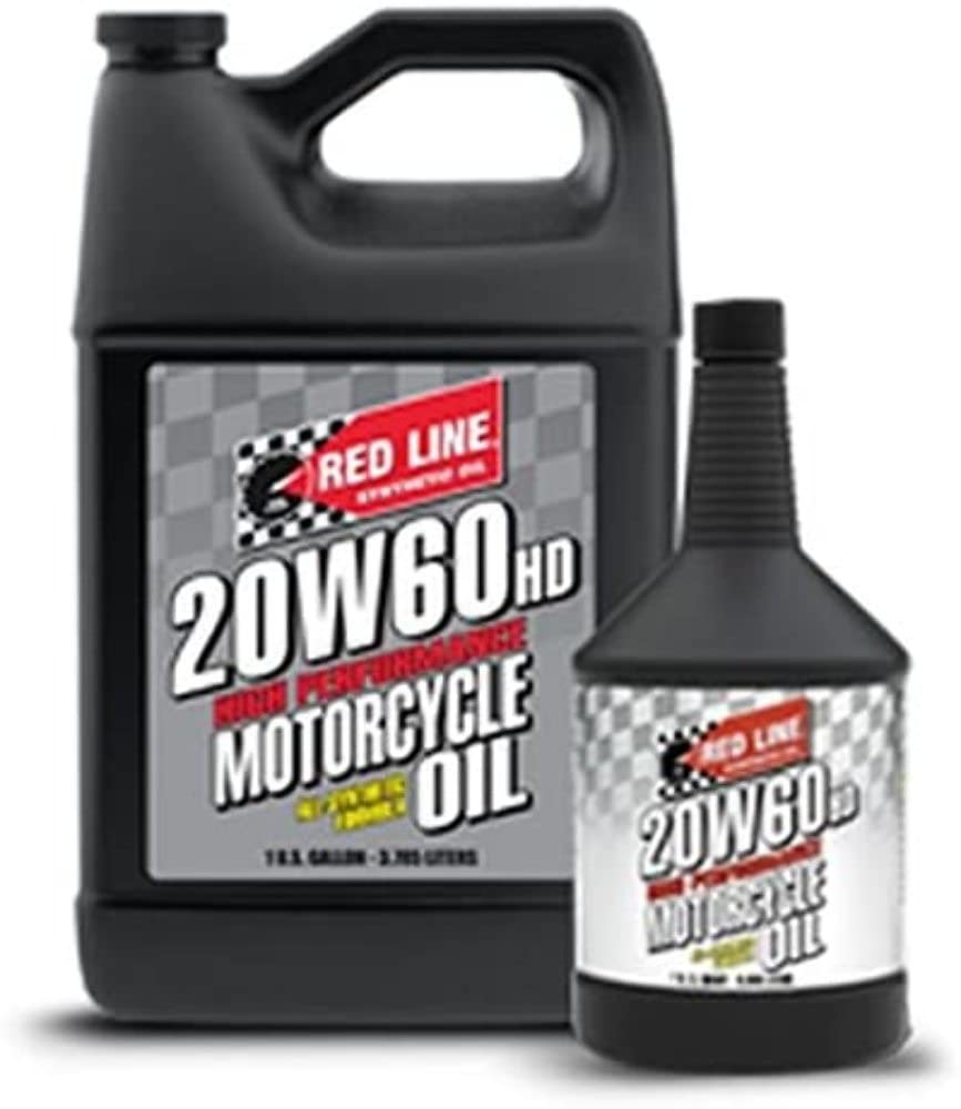Red Line 12606 20W60 Motorcycle Oil - 5 Gallon, 1 Pack