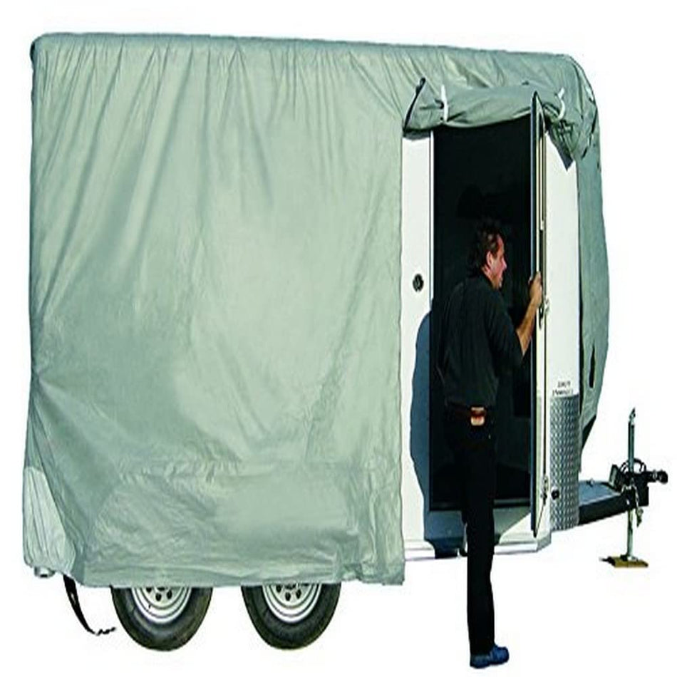ADCO 46005 SFS Aqua-Shed Bumper-Pull Horse Trailer Cover - 161 to 18