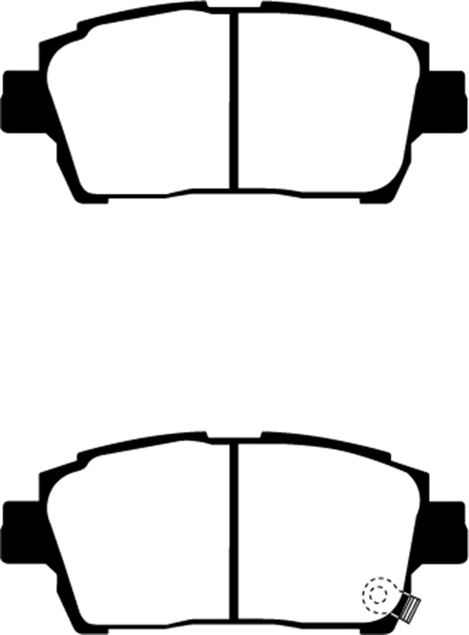 EBC Brakes UD990 Ultimax OEM Replacement Brake Pad