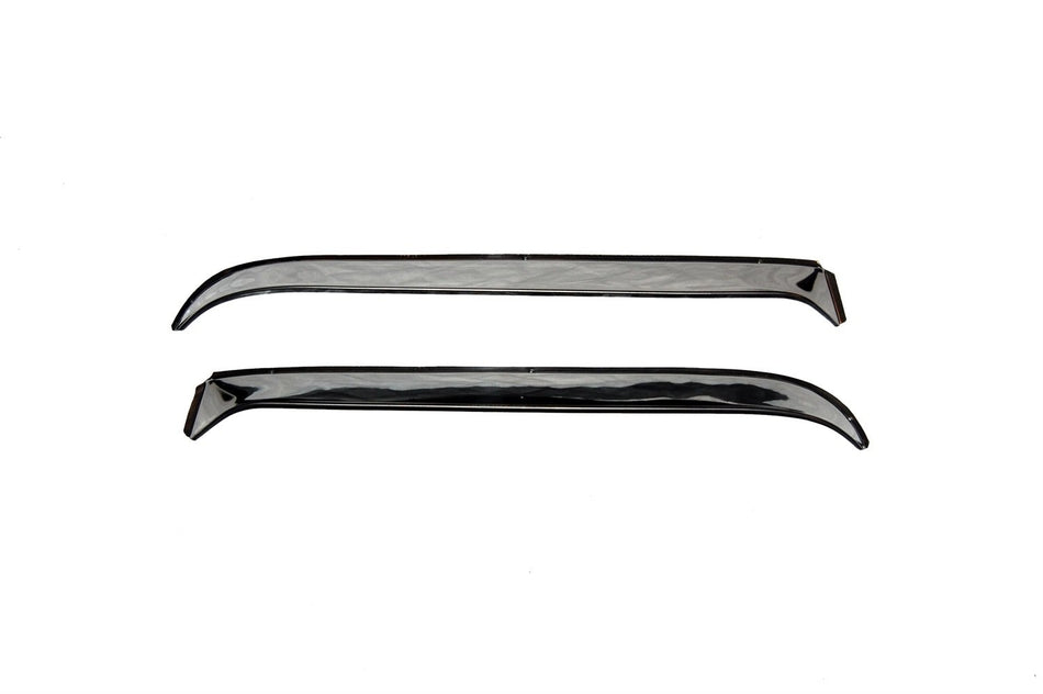 Auto Ventshade AVS 12415 Ventshade with Stainless Steel Finish, 2-Piece Set for 1987-1995 Jeep Wrangler