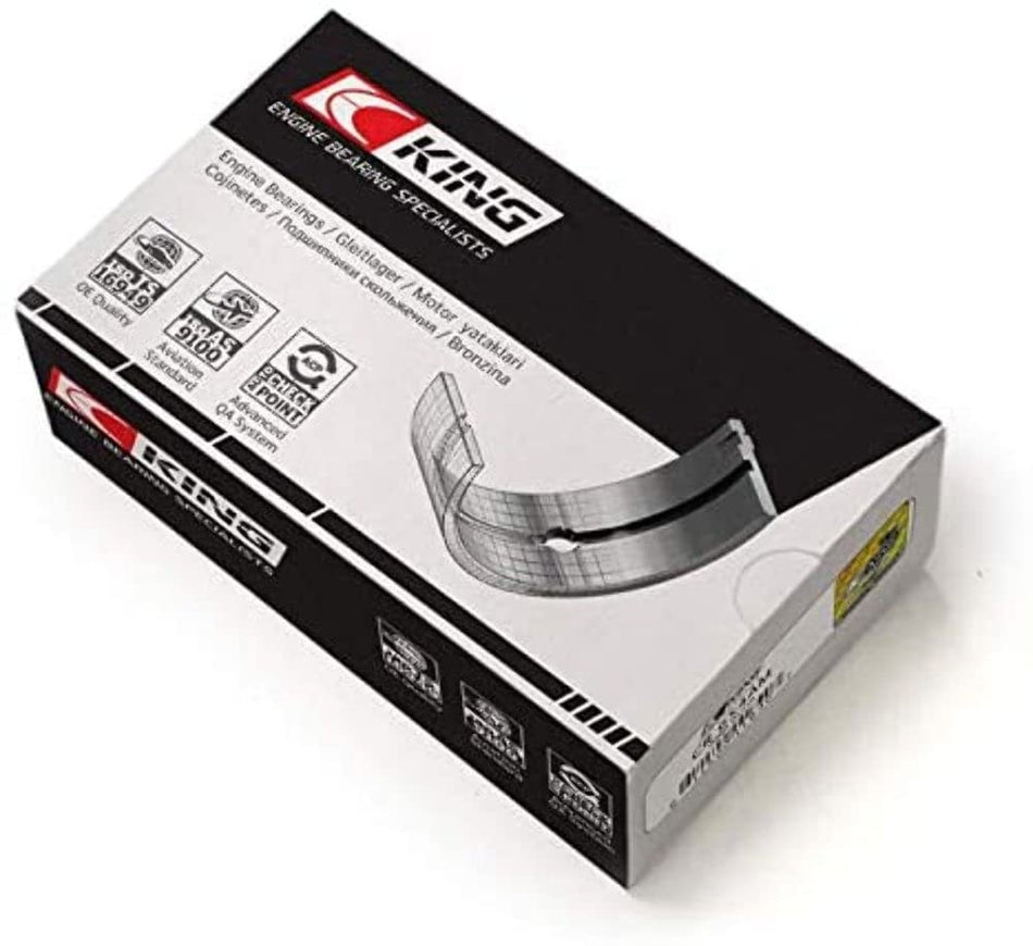 King Engine Bearings MB5293SI 020 Main Bearing Set (GM 294/325/345/364CI 4.8/5.3/5.7/6.0L L20/LS1/LS2/LS4/LS6), 1 Pack