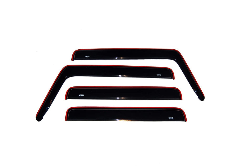 Auto Ventshade [AVS] Outside Mount Ventvisor / Window Deflectors | Fits 2003 - 2009 Hummer H2, 4 pcs. | Smoke - 94329