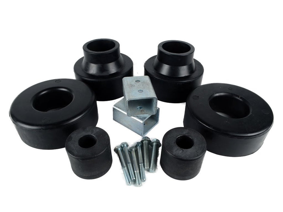 Complete Poly 2 Inch Spacer Kit & Bump Stops Compatible with Grand Cherokee WJ 1999-2004