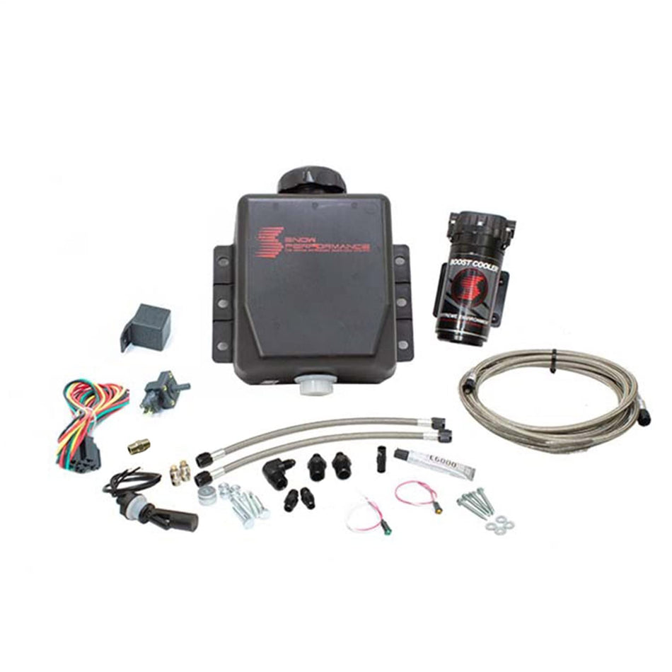 Nitrous Express SNO-201-BRD Water/Methanol Injection System Gas Stage 1 Boost Cooler Upgrade 30-70 HP Stainless Steel Braided Line Water/Methanol Injection System