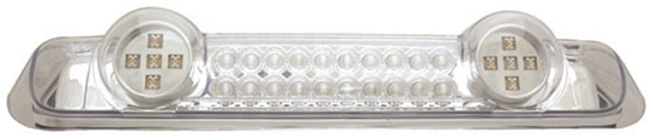 IPCW LED3-538DC Crystal Clear LED Third Brake Light with Cargo Light - 1 Piece
