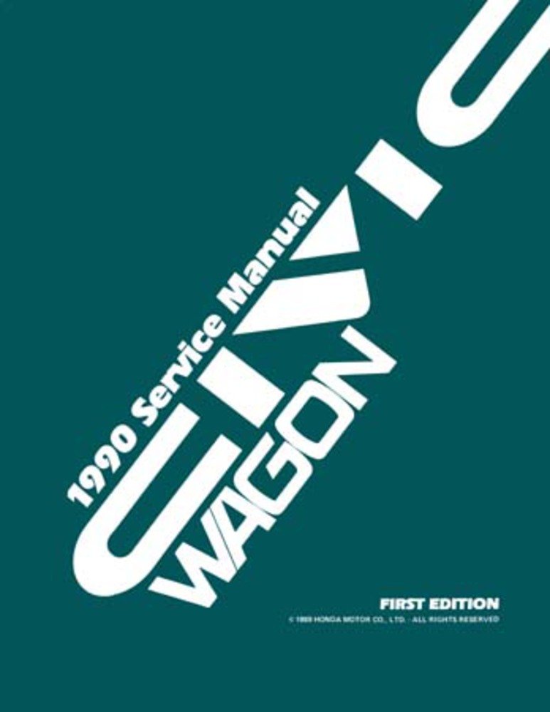 bishko automotive literature 1990 Honda Civic Wagon Shop Service Repair Manual Book Engine Electrical OEM