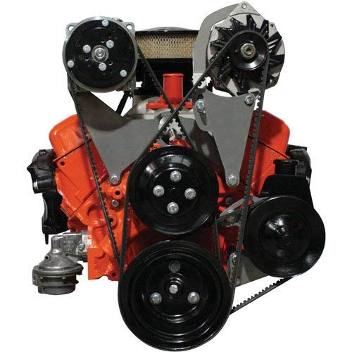 Vintage Air 15121-VCB Steel-eez Top-Mount Compressor Bracket