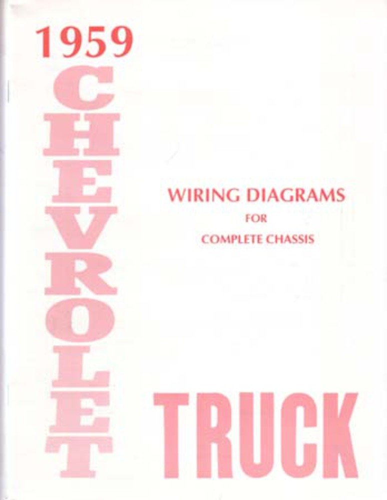 bishko automotive literature 1959 Chevrolet Truck Electrical Wiring Diagrams Schematics Mechanic OEM Book