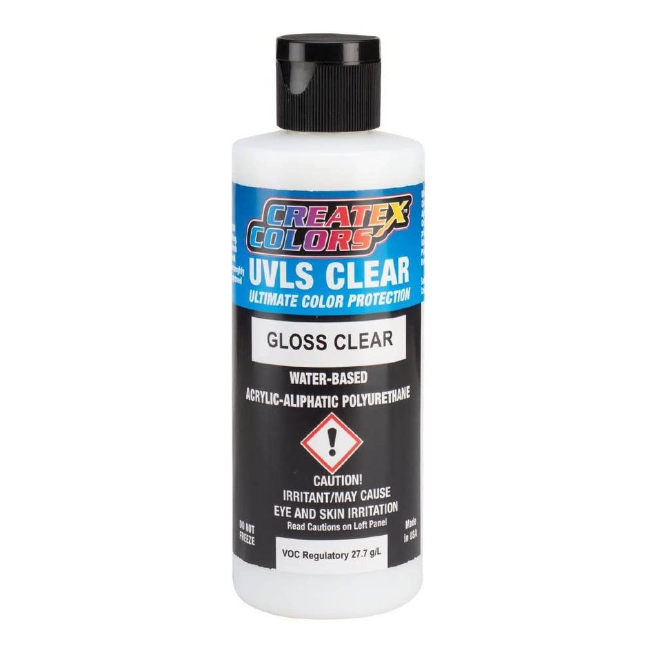 Createx Airbrush Paint, UVLS Gloss Clear, 4 Oz (4050-04)