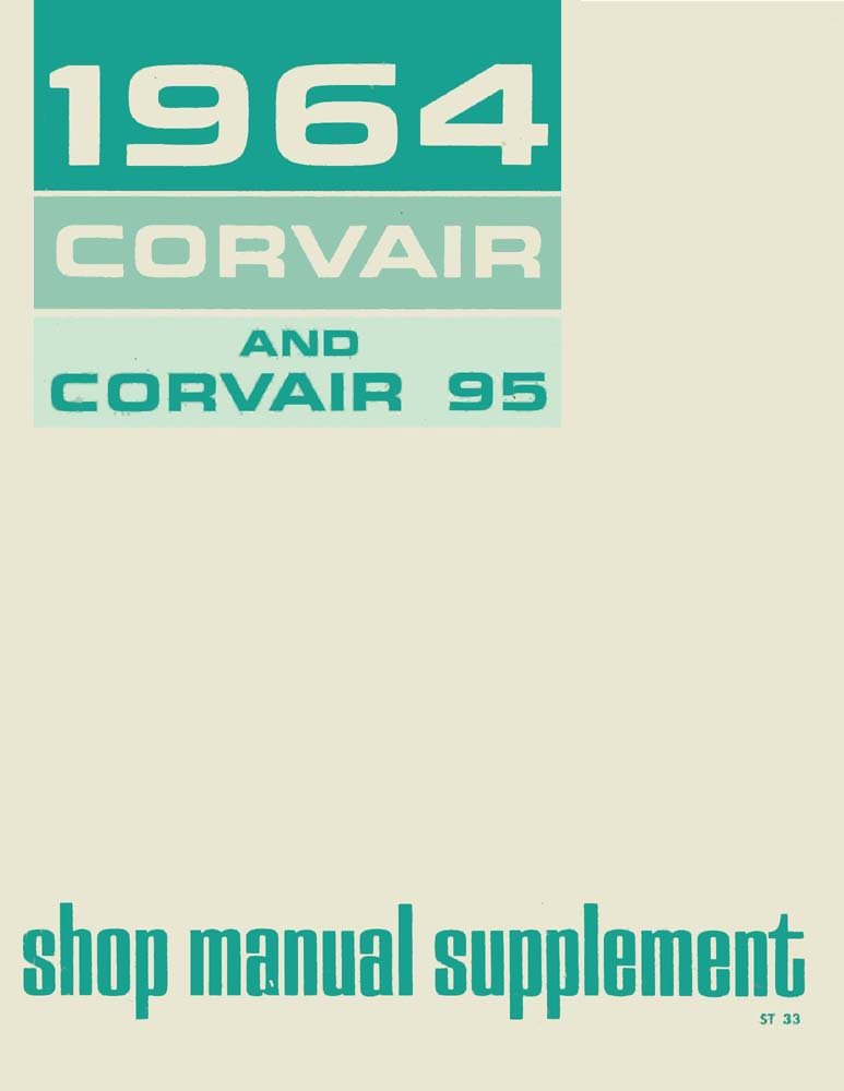 bishko automotive literature 1964 Chevrolet Corvair Shop Service Repair Manual Engine Drivetrain Electrical