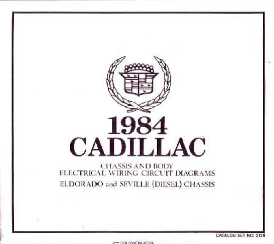 bishko automotive literature Wiring Diagrams Schematics for The 1984 Cadillac Eldorado Seville