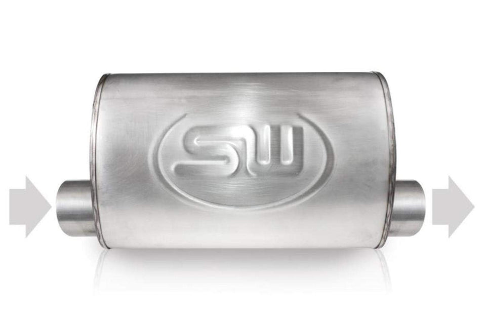 Stainless Works - 3in ID OFFSET INLET/ 3in OD OFFSET OUTLET (ON SAME SIDE) 5inX9in (TM5S3O3OSS)