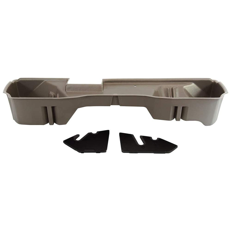 DU-HA Under Seat Storage Fits 14-19 Chevrolet/GMC Silverado/Sierra Light Duty & Heavy Duty Double Cab Clasic Tan Part #10306