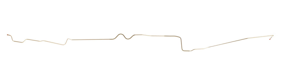 The Right Stuff FGL6907S Front to Rear Fuel Line (V-8, 3/8 Diameter, Stainless)