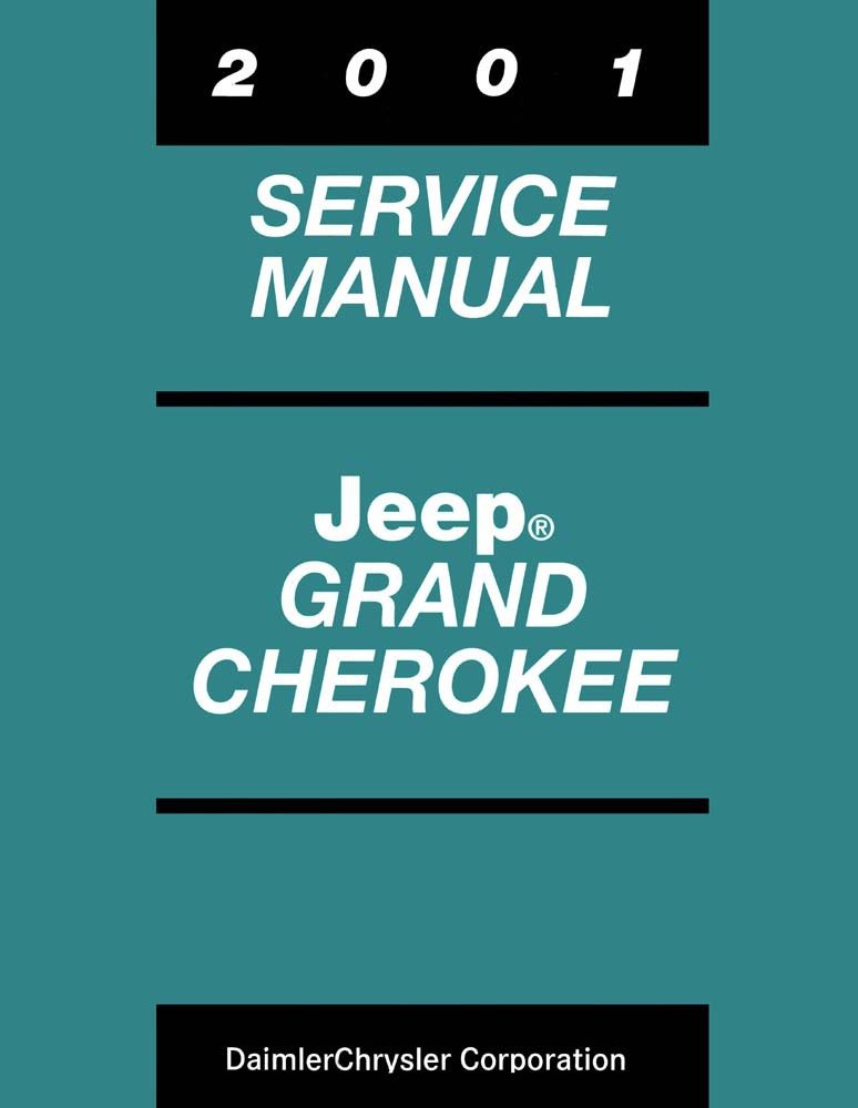 bishko automotive literature 2001 Jeep Grand Cherokee Shop Service Repair Manual Book Engine Drivetrain OEM